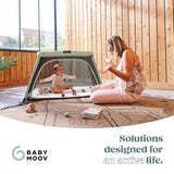 Travel crib and bed 3-in-1 Moov and Comfy - HoneyBug 