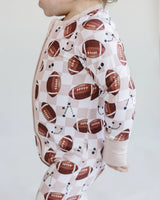 Bamboo Zip Romper | Game Day - HoneyBug 