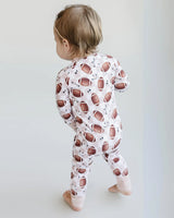 Bamboo Zip Romper | Game Day - HoneyBug 