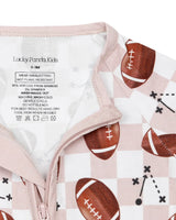 Bamboo Zip Romper | Game Day - HoneyBug 