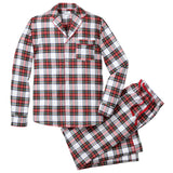 Men's Brushed Twill Pajama Set in Balmoral Tartan - HoneyBug 
