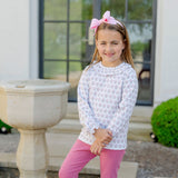 Lulu Girls' Legging Set - Berkshire Batik Floral - HoneyBug 