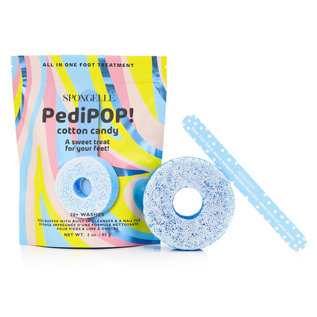 Cotton Candy | PediPOP! Pedi Buffer & Nail File - HoneyBug 