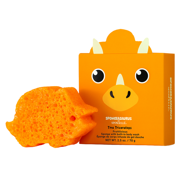 Tina Triceratops | Spongeasaurus Dinosaur Buffer - HoneyBug 