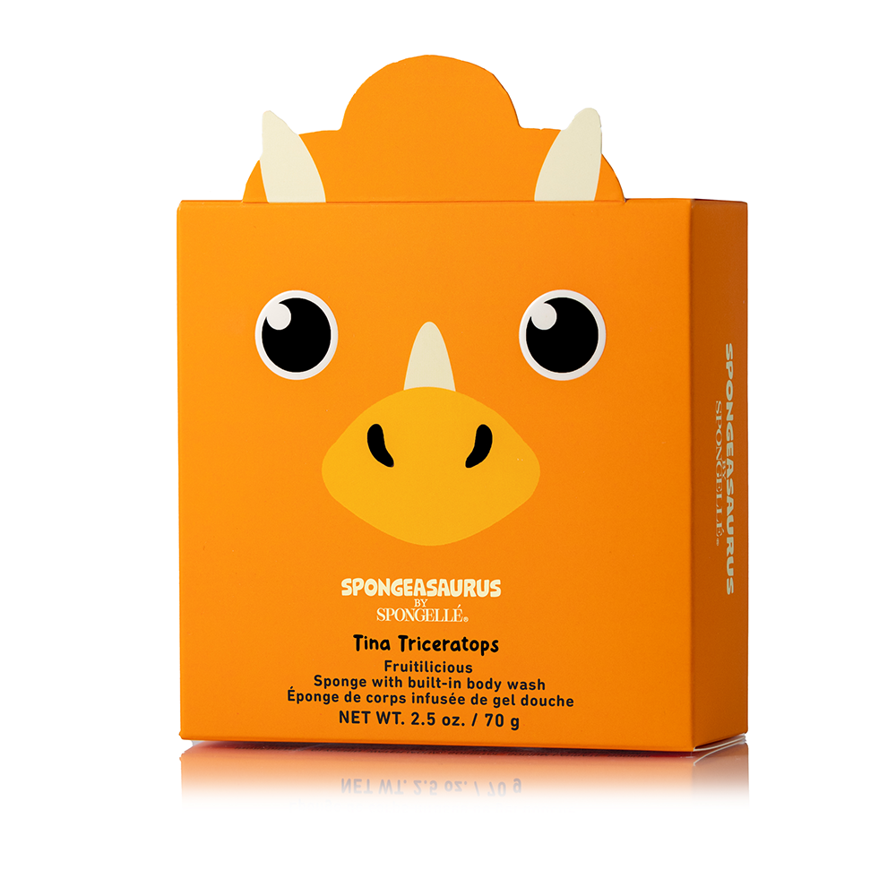 Tina Triceratops | Spongeasaurus Dinosaur Buffer - HoneyBug 