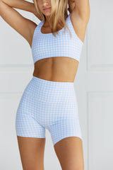 Astoria LUXE BALANCE Short - Blue Gingham