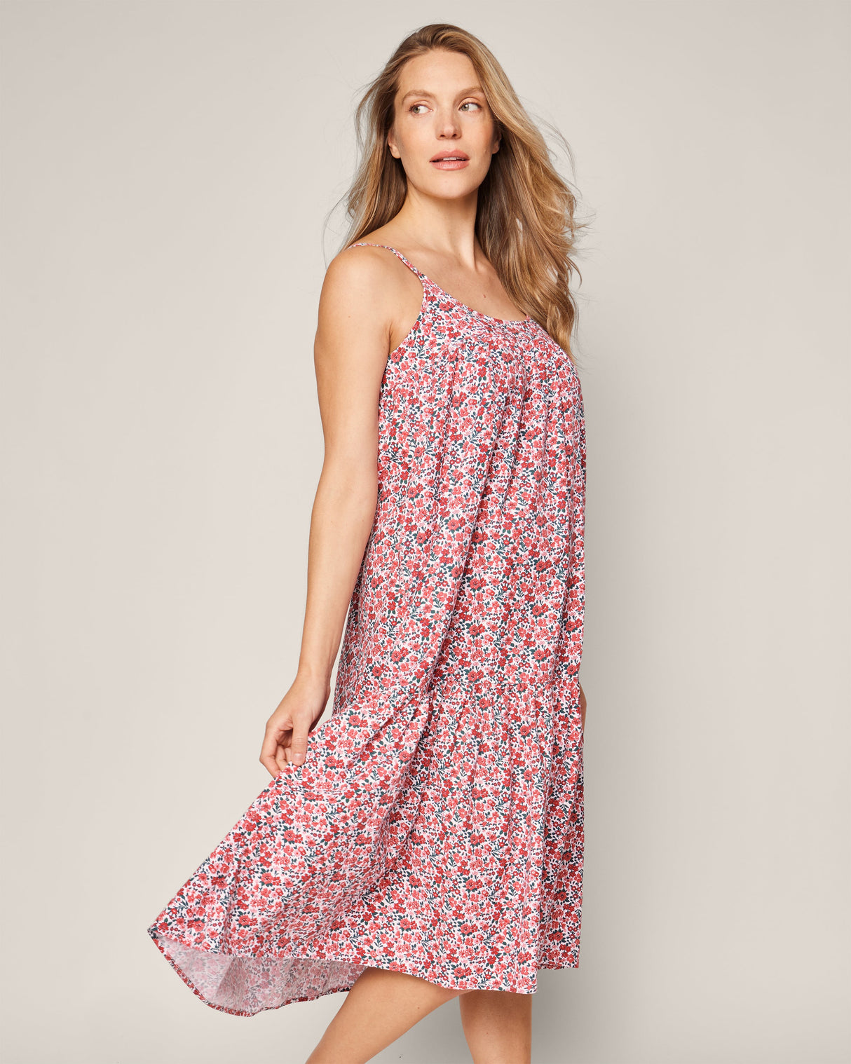 Women's Twill Chloe Nightgown in Fleurs des Bois