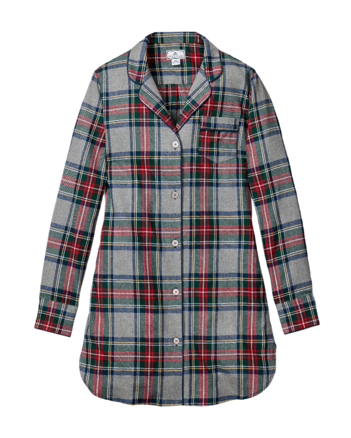 Women's Brushed Cotton Nightshirt in Westminster Tartan