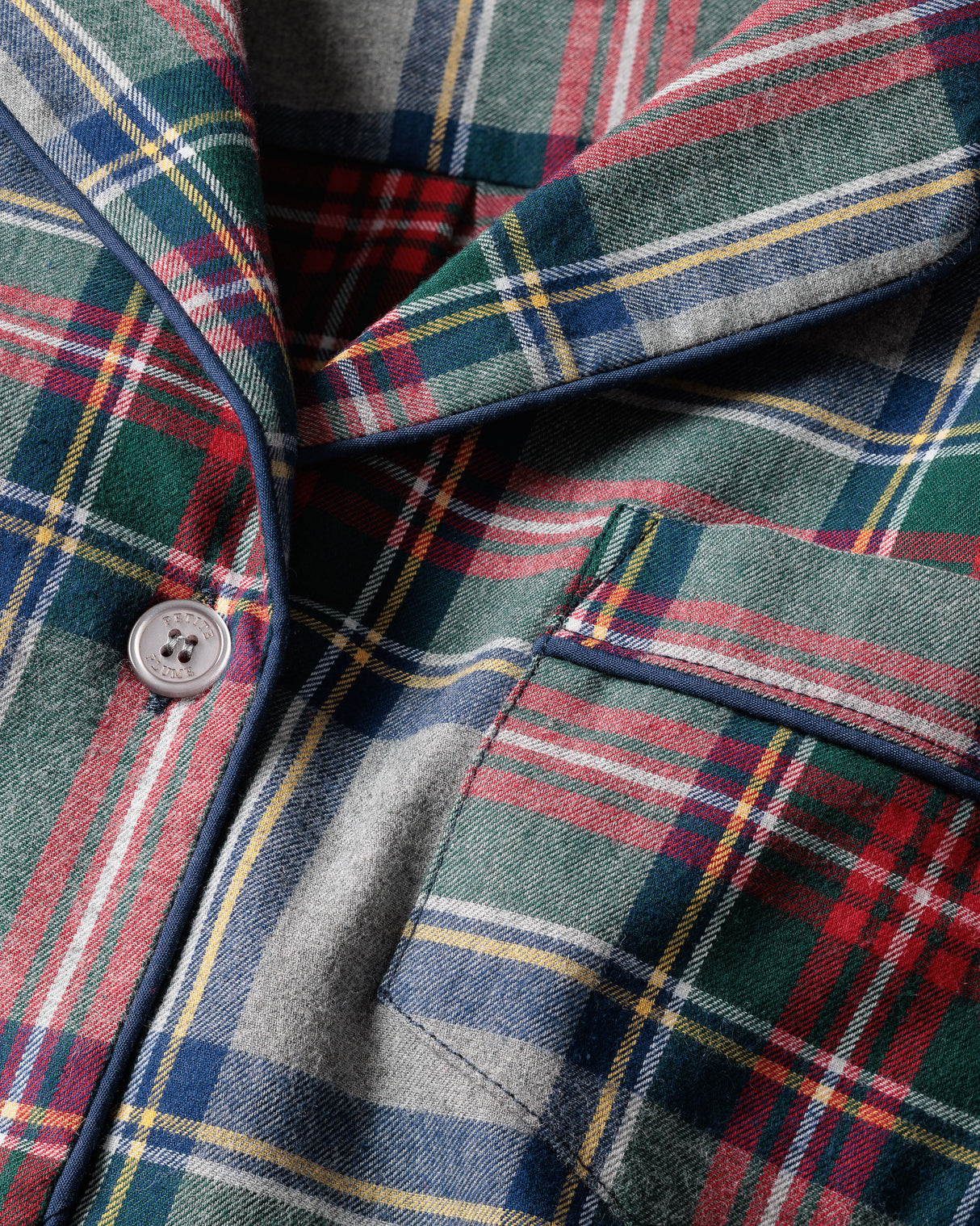 Women's Brushed Cotton Nightshirt in Westminster Tartan