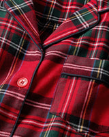 Women's Brushed Twill Pajama Set in Imperial Tartan - HoneyBug 