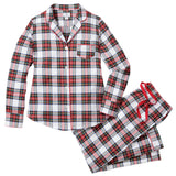 Women's Brushed Cotton Pajama Set in Balmoral Tartan