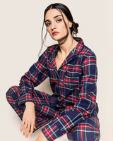 Women's Brushed Cotton Pajama Set in Windsor Tartan