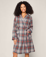 Women's Brushed Cotton Robe in Westminster Tartan