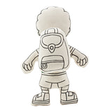 Kiboo Kids: Boy with Striped T-Shirt - Colorable and Washable Doll for Creative Play - HoneyBug 