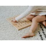 Wooden Alphabet Montessori Board and Tabletop Reference Chart • Modern Sans Serif - HoneyBug 