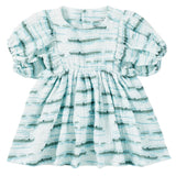 Dress with Puff Sleeves - Alligator Isle - HoneyBug 