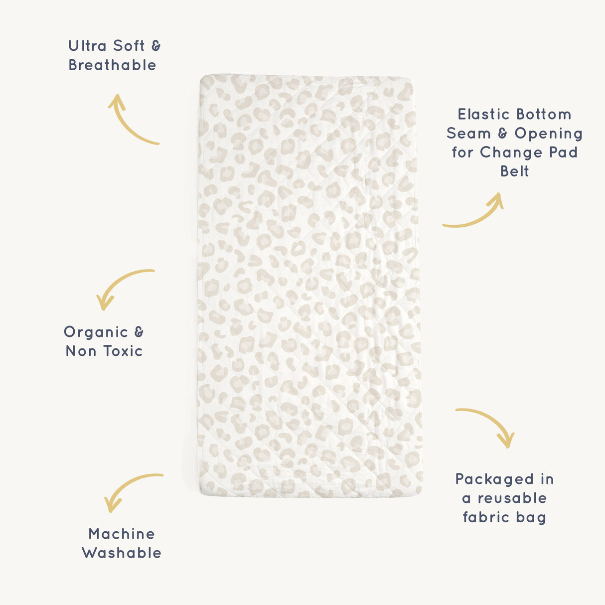 Organic Changing Pad Cover - Wild