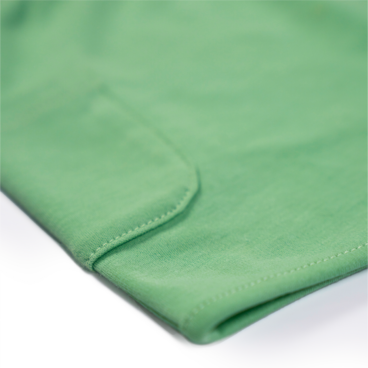 100% Peruvian Pima Cotton Shorts in Grass Green - HoneyBug 