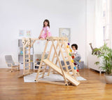 Chestnut - 8-in-1 Indoor Jungle Gym for Toddlers