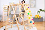 Chestnut - 8-in-1 Indoor Jungle Gym for Toddlers