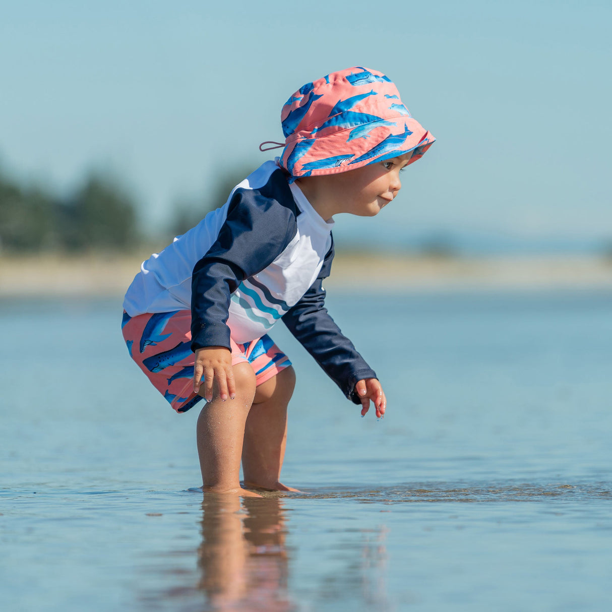 Whale Tail Bucket Hat - HoneyBug 