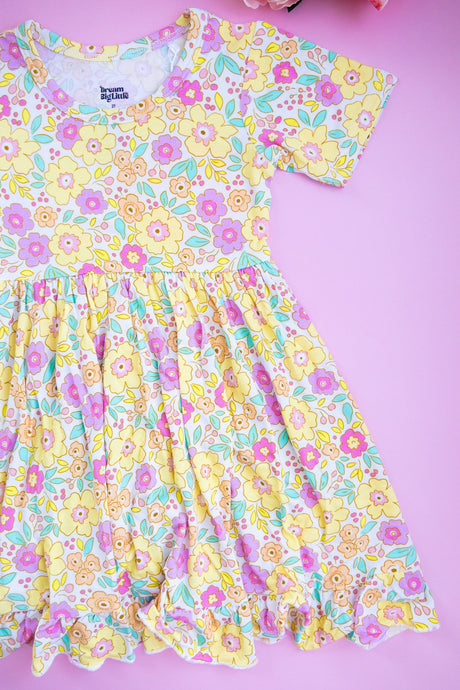 BLOOMIN' WILDFLOWERS DREAM RUFFLE DRESS