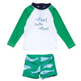 Reef Shark LS Baby Set - HoneyBug 