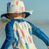 Rock The Board LS Sunsuit - HoneyBug 