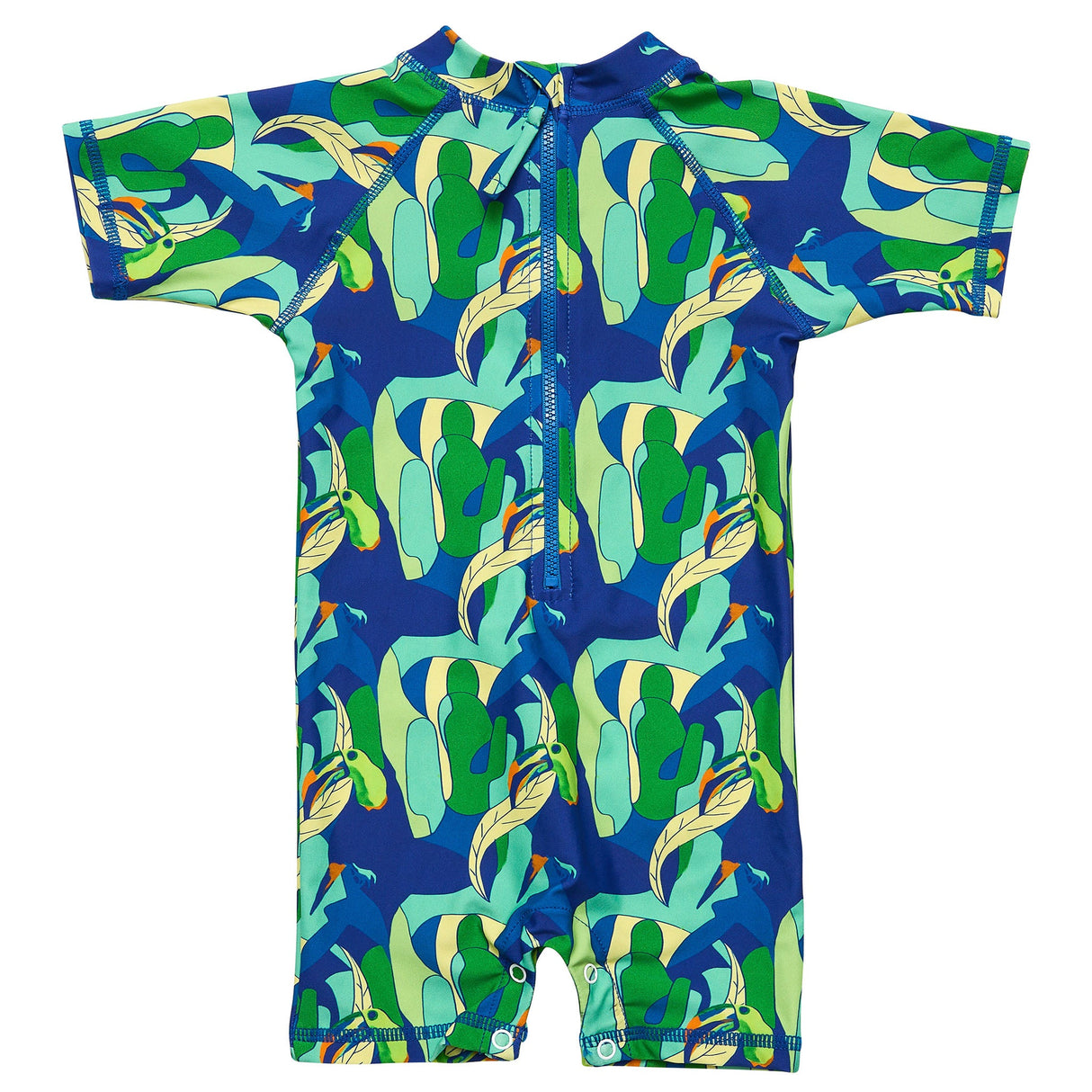 Toucan Jungle Sustainable SS Sunsuit - HoneyBug 