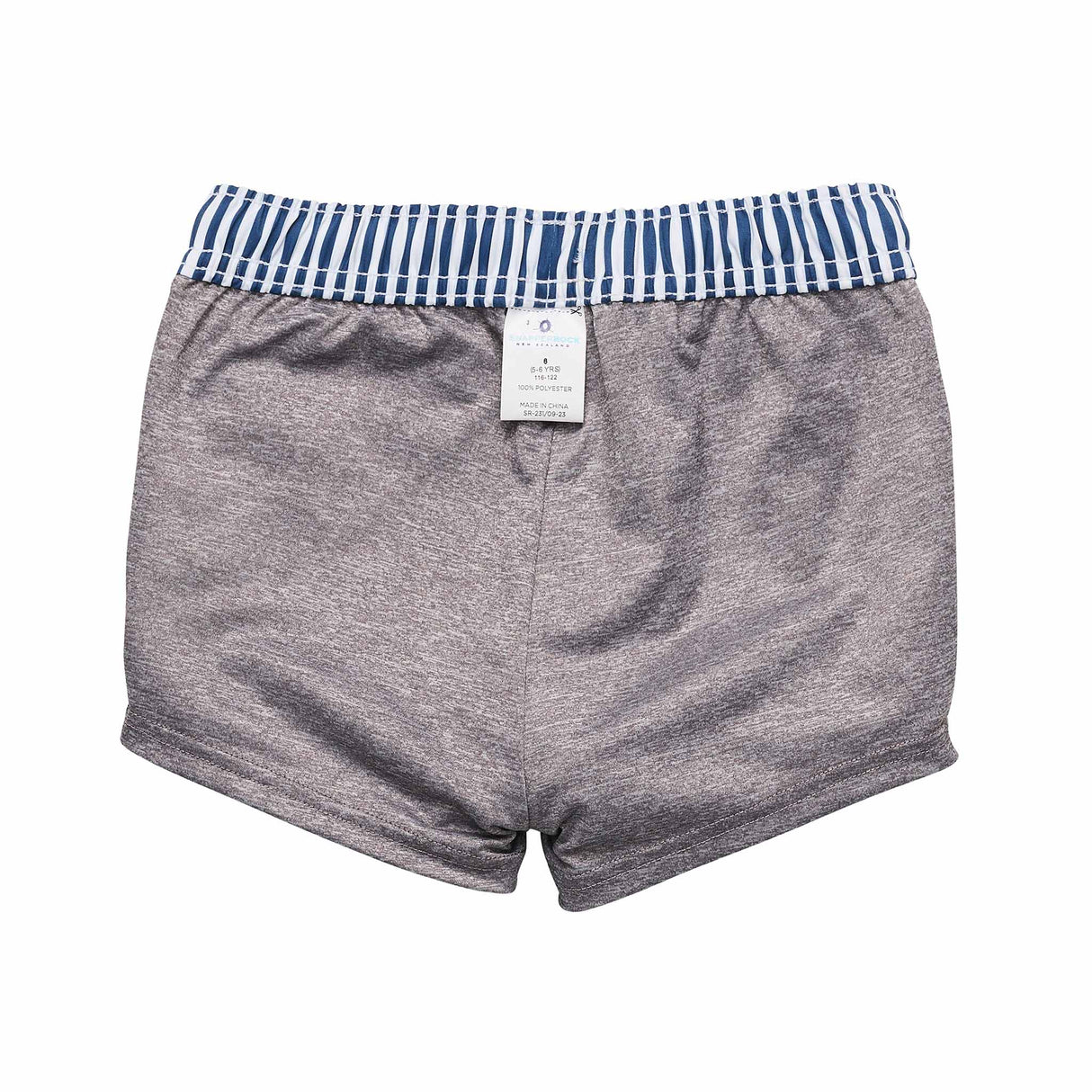 Denim Stripe Comfort Lined Swim Short - HoneyBug 