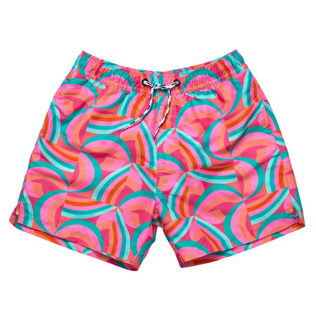 Geo Melon Sustainable Swim Short - HoneyBug 