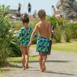 Toucan Jungle Sustainable Swim Short - HoneyBug 