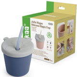 Haakaa Jolly Hippo Silicone Sippy Cup 1 pk