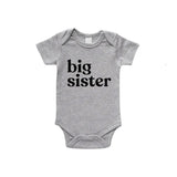 Big Sister Organic Baby Bodysuit - HoneyBug 