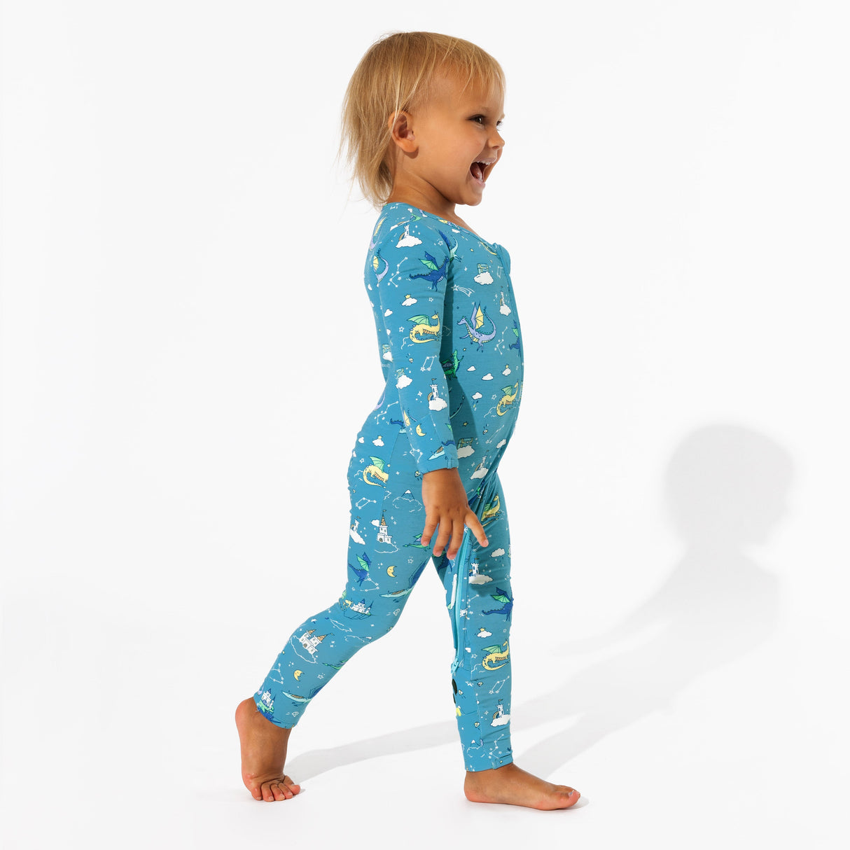 Dragon Dreams Bamboo Convertible Footie - HoneyBug 