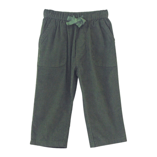 Baby Pants | Pine Green Corduroy - HoneyBug 