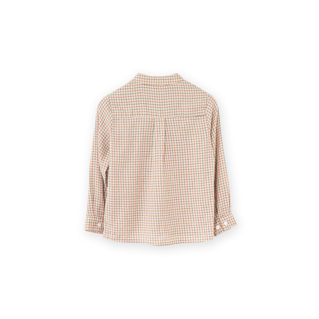 Shirt | Beige Country Check - HoneyBug 