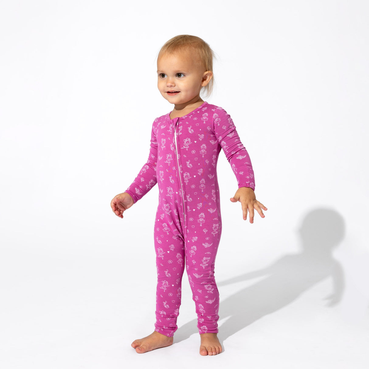 Ballerina Bamboo Convertible Footie - HoneyBug 