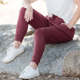 Bamboo Maternity & Postpartum Joggers | Fig - HoneyBug 