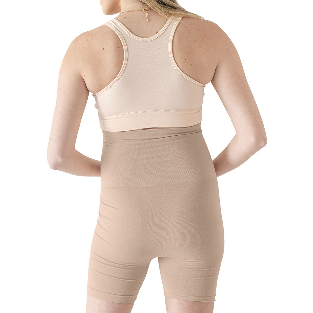 Bamboo Seamless No Rub Maternity Thigh Saver | Beige - HoneyBug 