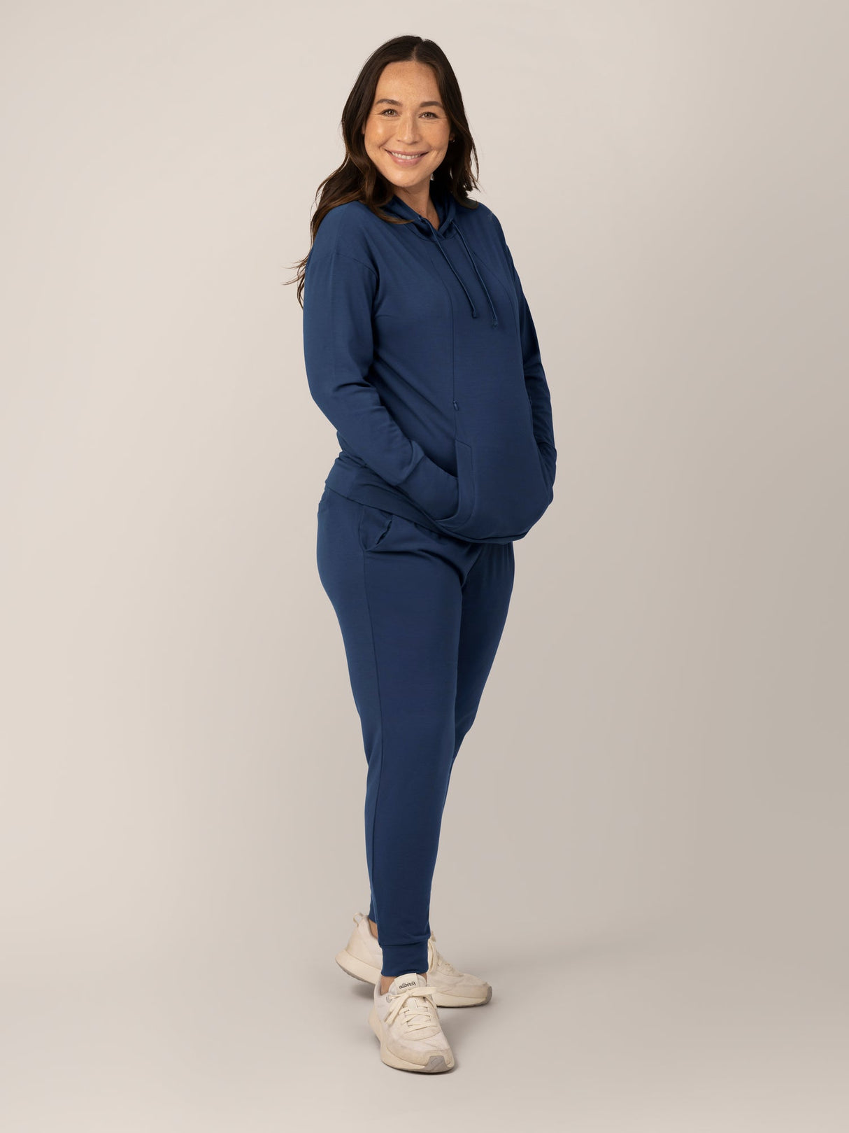 Bamboo Maternity & Nursing Hoodie | Navy