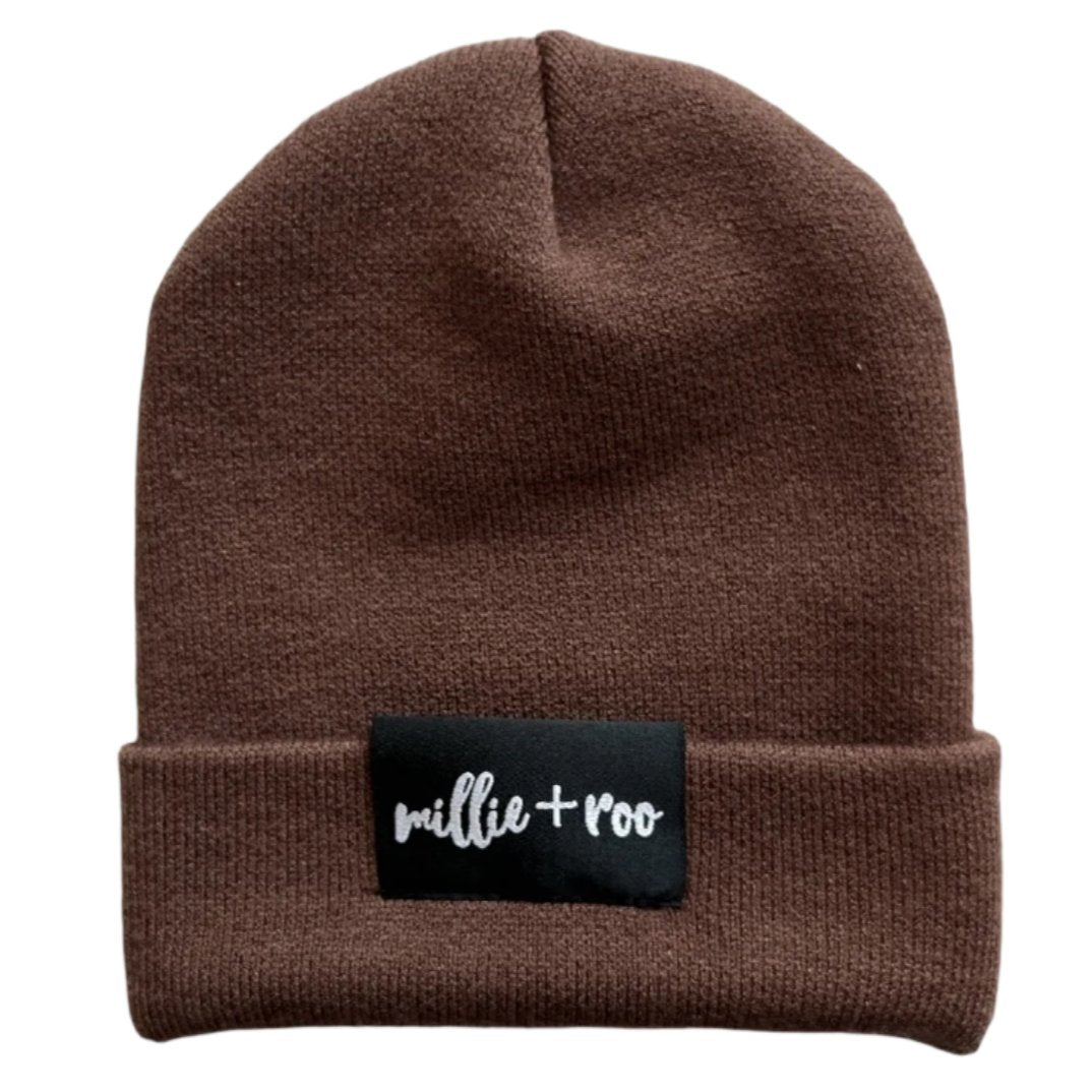 BAMBOO CUFF BEANIE- Sienna - HoneyBug 