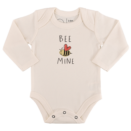 long sleeve graphic bodysuit | bee mine - HoneyBug 