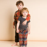 Baby Pants | Rust Plaid - HoneyBug 