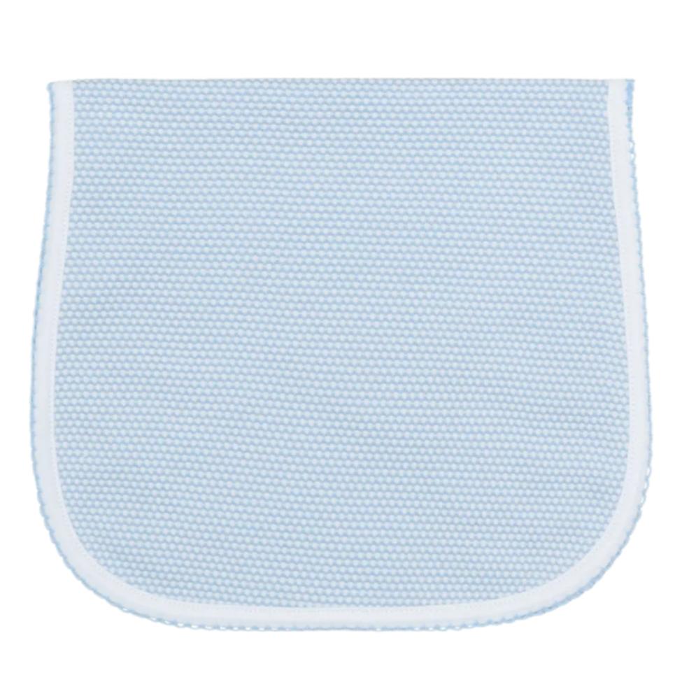 Blue Bubble Burp Cloth