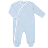 Blue Bubble Crossover Footie - HoneyBug 