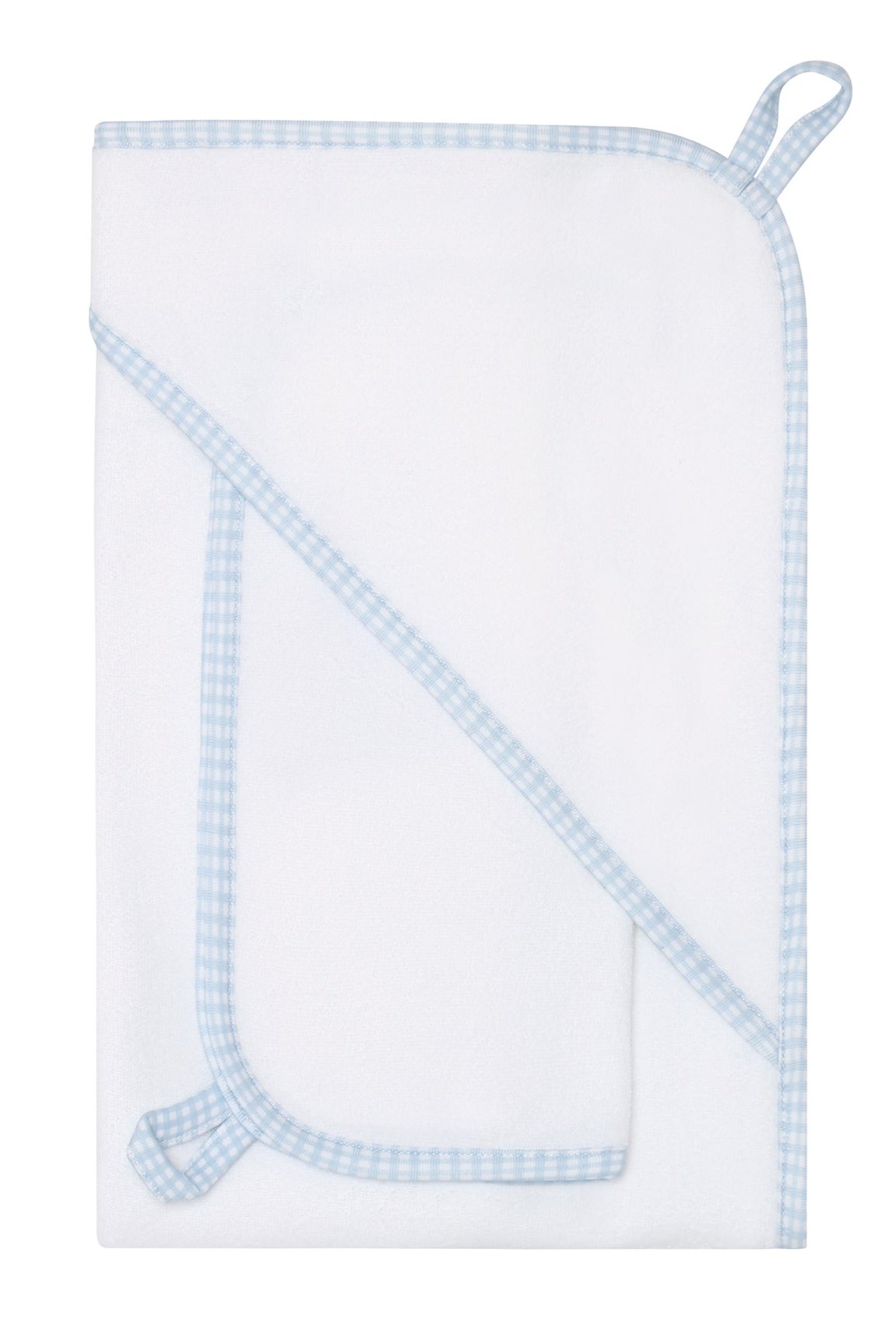 Blue Gingham Towel - HoneyBug 