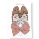 The Monet Bow Clip Set