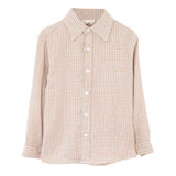 Boys Shirt | Beige Country Check - HoneyBug 