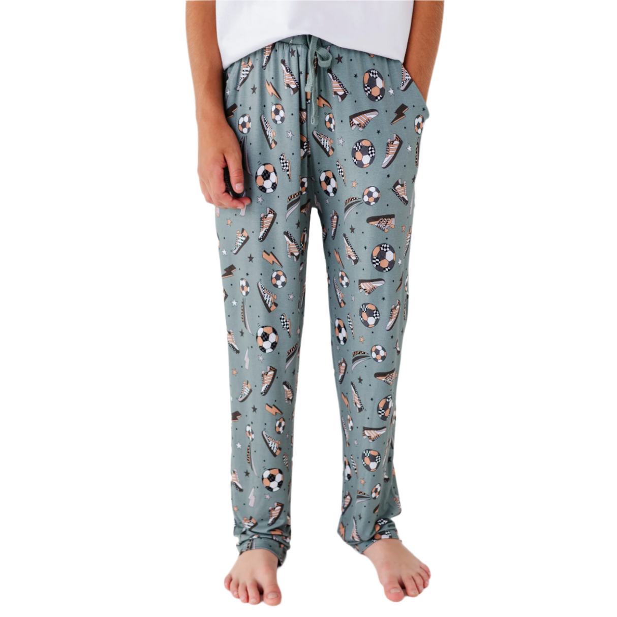 Goal Hard or Go Home Lounge Pants - Bigger Kids